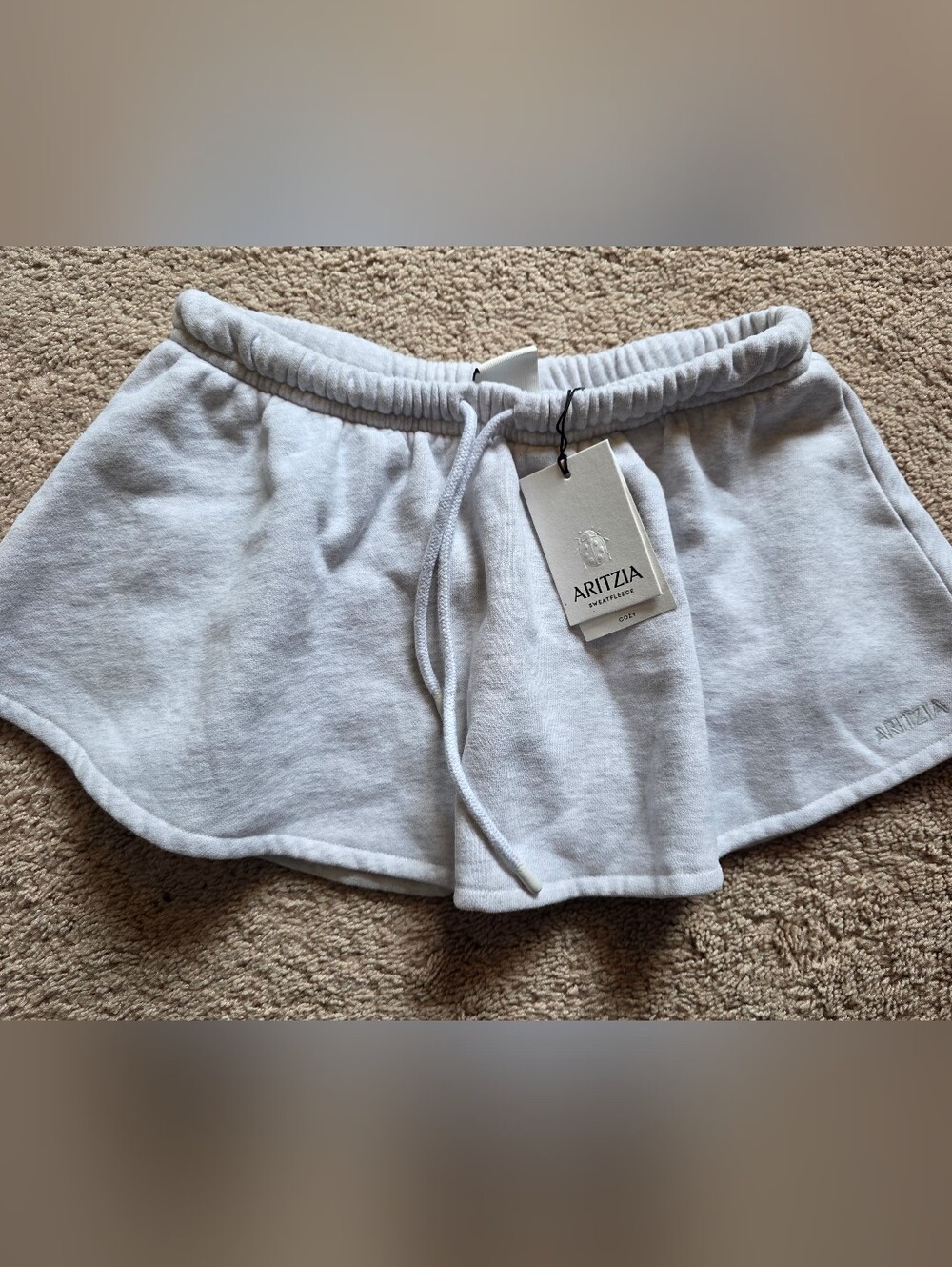 NWT Aritzia Cozy Fleece Mega Flutter Skirt Skort XXS